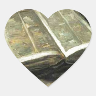 Malerei-Kunst-Künstler Van Gogh Vintager alter Herz-Aufkleber