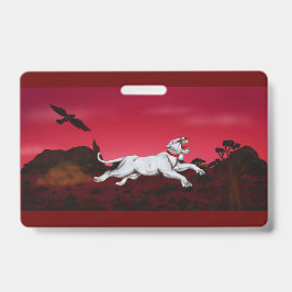 Malerei Kunst White Lioness Fantasy Landschaft Adl Ausweis