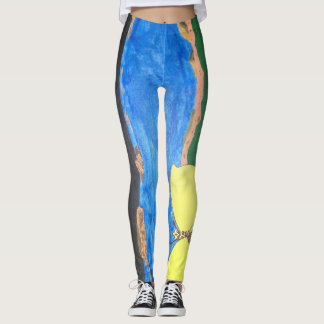 Malerei Legging Leggings
