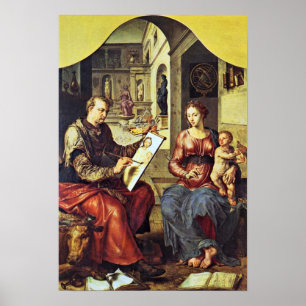 Malerei Maarten van Heemskerck - StLuke Poster