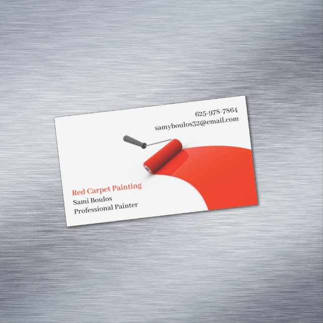 Malerei Magnetische Visitenkarte (Beispiel)