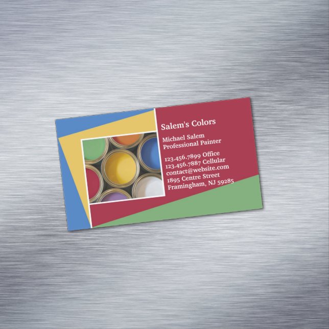 Malerei Magnetische Visitenkarte (Beispiel)