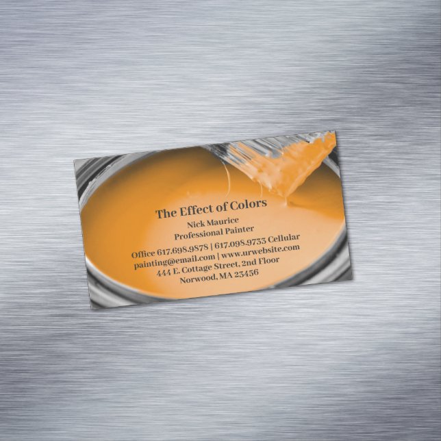 Malerei Magnetische Visitenkarte (Beispiel)