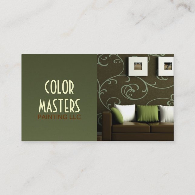 Malerei, Malerei , Bauwesen , Visitenkarte (Vorderseite)