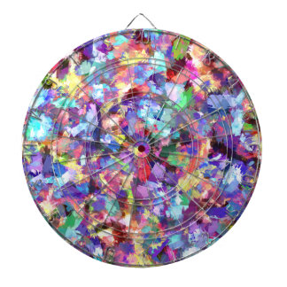 Malerei mit Farbe Dartscheibe