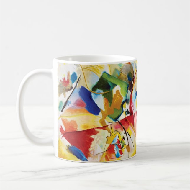 Malerei mit grünem Zentrum von Wassily Kandinsky C Kaffeetasse (Links)