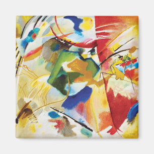Malerei mit grüner Mitte von Wassily Kandinsky Magnet