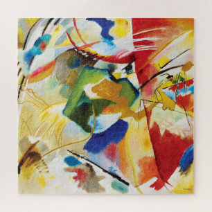 Malerei mit grüner Mitte von Wassily Kandinsky Puzzle