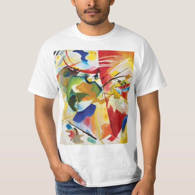 Malerei mit grüner Mitte von Wassily Kandinsky T-Shirt (Vorderseite)