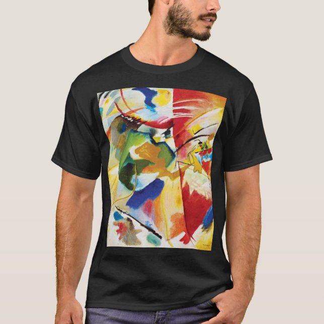 Malerei mit grüner Mitte von Wassily Kandinsky T-Shirt (Vorderseite)