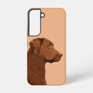 Malerei mit Labrador Retriever (Schokolade) - Hund Samsung Galaxy Hülle