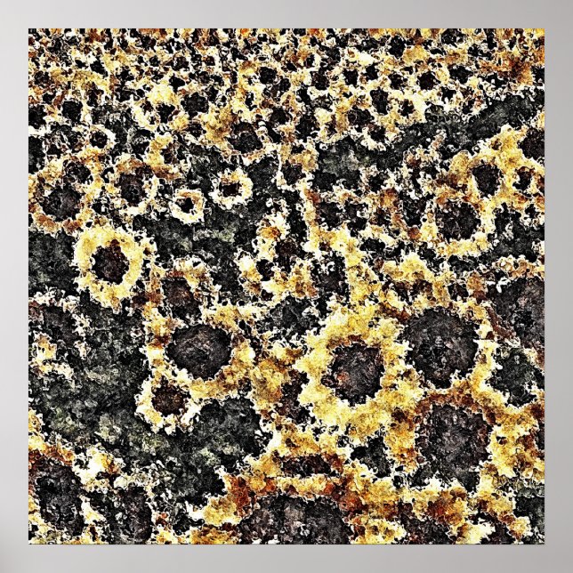 Malerei mit Sonnenblumen Poster (Vorne)