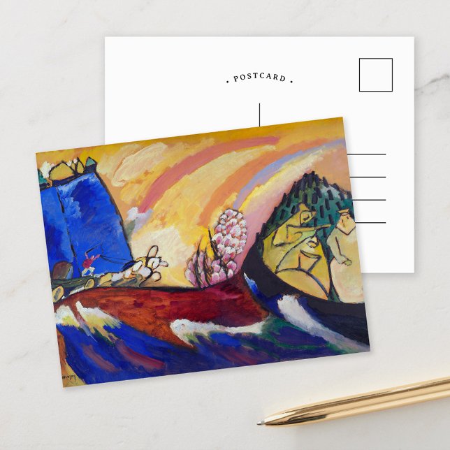 Malerei mit Troika | Kandinsky Postkarte (Von Creator hochgeladen)