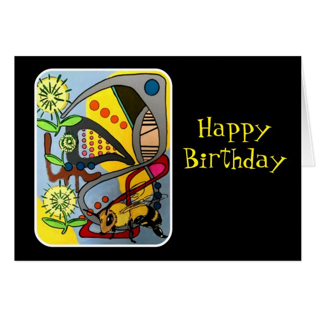 Malerei "Mitte- des JahrhundertsMod-der abstrakten (Vorderseite (Horizontal))