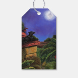 Malerei Panther Vogel Dschungel Tempel Weihnachtss Geschenkanhänger