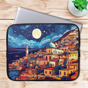 Malerei Positano Amalfi Küste Italien Kunst, Dicht Laptopschutzhülle