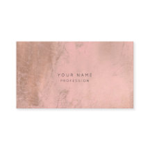 Malerei Rose Gold Rosa Rosa Anruferkarte