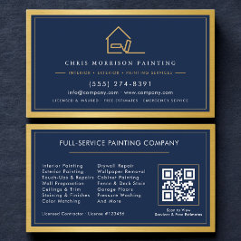 Malerei-Service-QR-Code-Home-Painter  Visitenkarte