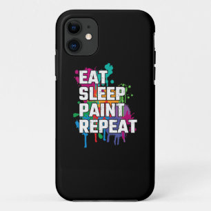 Malerei Sleep Paint Wiederholen Funny Painting e Case-Mate iPhone Hülle