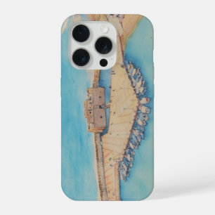 Malerei Stil Bild von Paphos Castle und Hafen iPhone 15 Pro Hülle