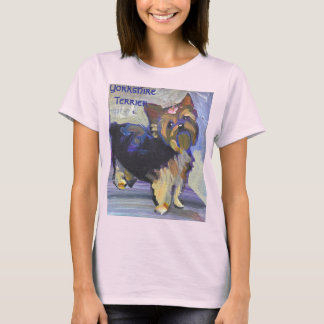 Malerei, süßer Yorkshire Terrier T-Shirt
