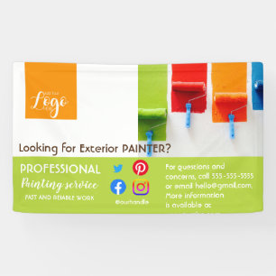 Malerei und Dekoration von handyman Flyer Banner