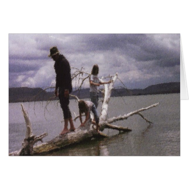 Malerei und Gedicht durch Tal Candee "mein kleines (Vorderseite (Horizontal))