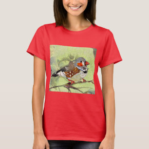 Malerei, Vogel und Natur T-Shirt