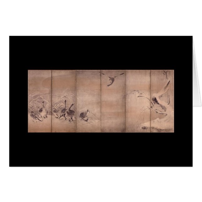 Malerei von Miyamoto Musashi, C. 1600's (Vorderseite (Horizontal))