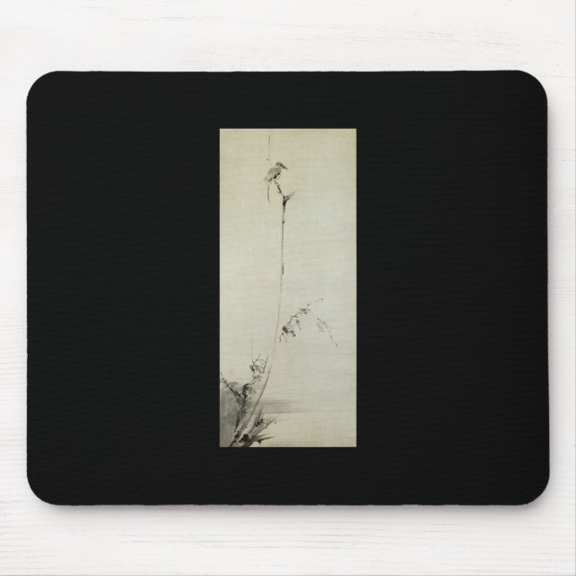 Malerei von Miyamoto Musashi, C. 1600's Mousepad (Vorne)