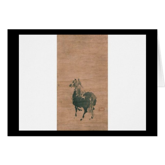 Malerei von Miyamoto Musashi, circa 1600's (Vorderseite (Horizontal))