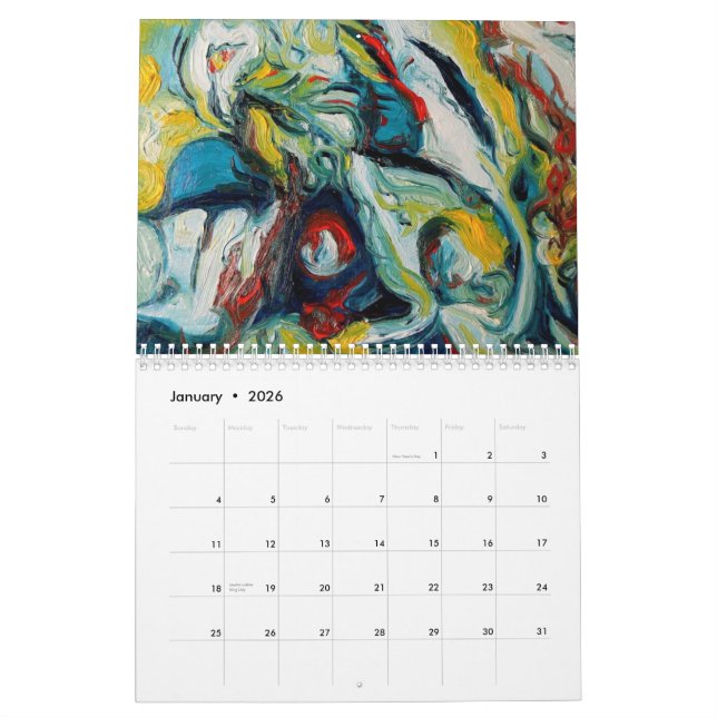 Malereien Lori 2009 K Erickson Kalender (Jan 2026)