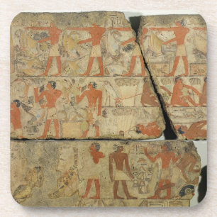 Malereien vom Grab von Metjetji, von Sakkara, Untersetzer