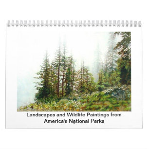 Malereien von Amerikas Nationalparks Kalender