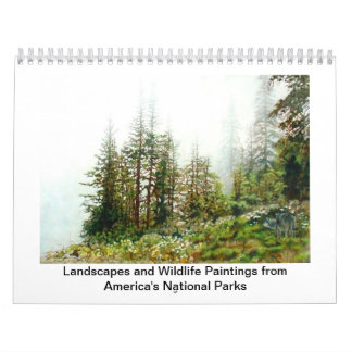 Malereien von Amerikas Nationalparks Kalender