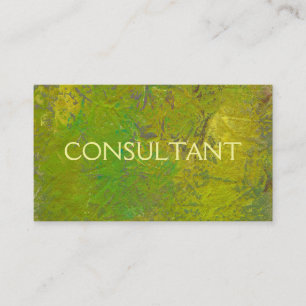 Malereikunst des grünen bunten Spaßes des Berate Visitenkarte