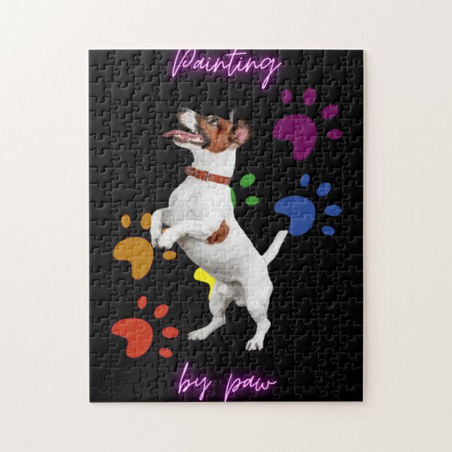 "MALERIERUNG DURCH SCHUHE" PUZZLE. JIGSAW PUZZLE (Vertikal)