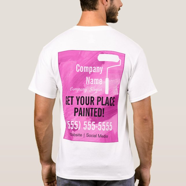 Malerin T-Shirt (Rückseite)
