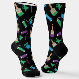 Malerin und Dekorator Novelty Gemustert Socken