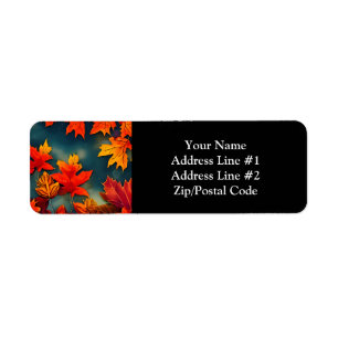 Malerische Ahornbäume im rustikalen Blätter