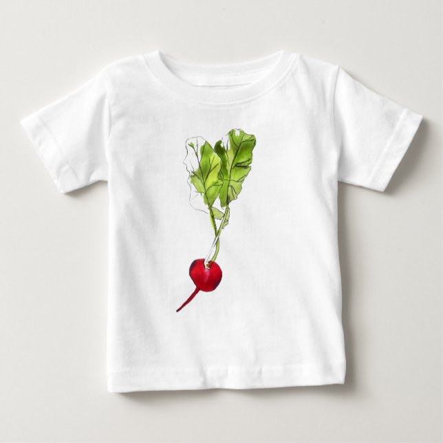 Malerische Aquarellbilderkunst Baby T-shirt (Vorderseite)
