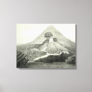 Malerische Aussicht auf den Kreuztempel, Palen Leinwanddruck