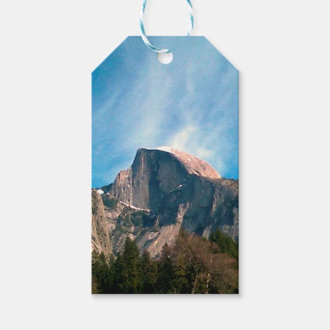 Malerische Berge Geschenkanhänger (Vorderseite)