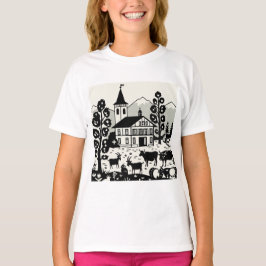 Malerische Berglandschaft T-Shirt