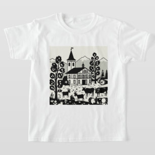 Malerische Berglandschaft T-Shirt