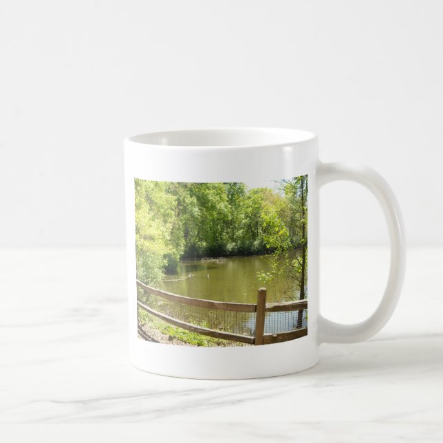 malerische Brücke Kaffeetasse (Rechts)