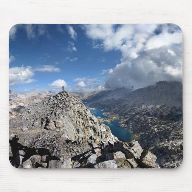 Malerische Dame über den Rae Seen - John Muir Trai Mousepad (Vorne)