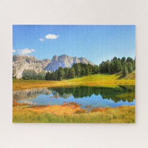 Malerische Europa Alpen Dolomit Bergpuzzle Puzzle