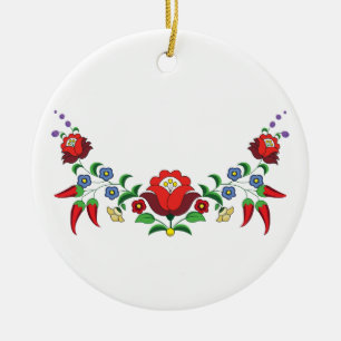 Malerische Keramik Ornament