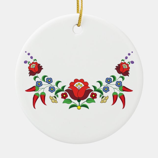 Malerische Keramik Ornament (Vorne)